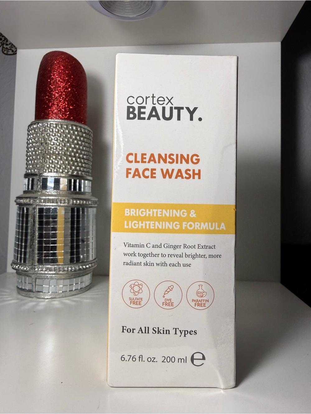 cortex Cleansing Face Wash — Brightening & Lightening Formula (White/Yellow)